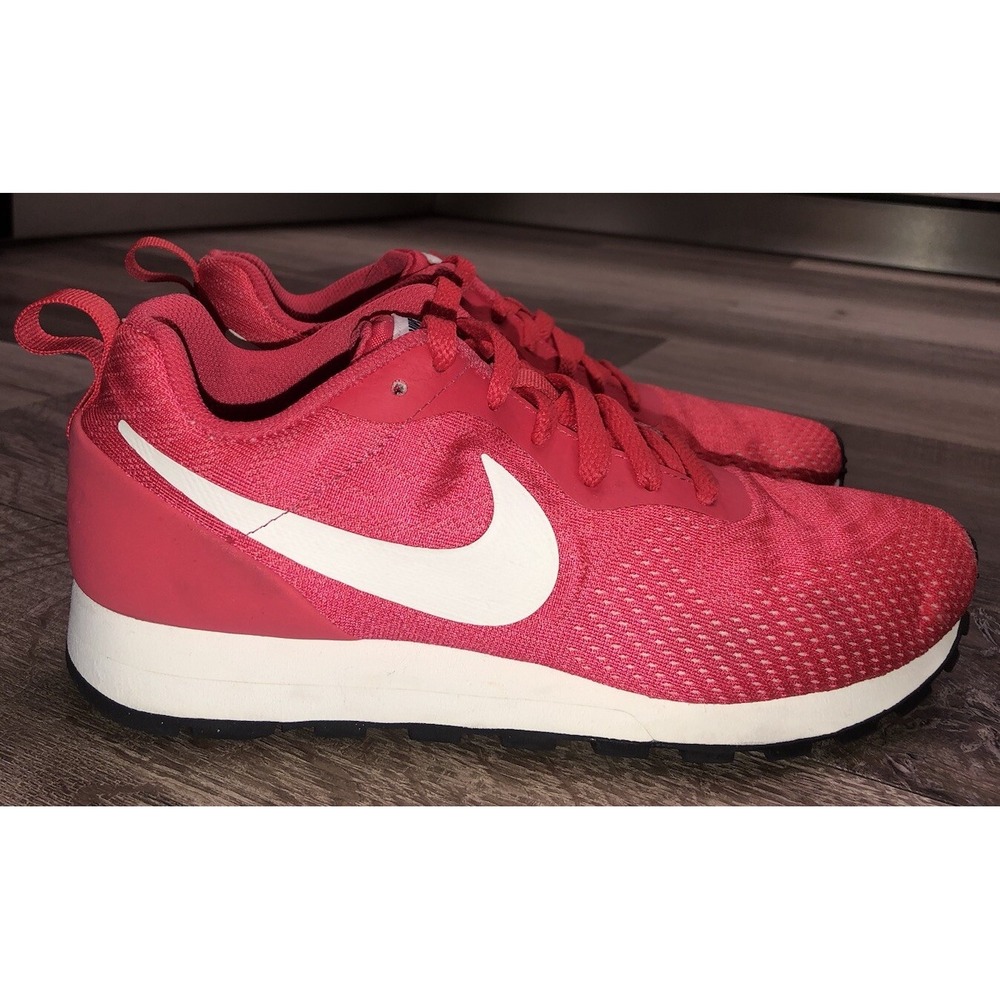 NIKE MD RUNNER 2 Sneakers Women's‎ 8.5 Red Coral Trainers 916797-600 Running